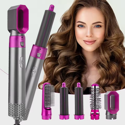 SmallWell Hot Air Brush 5 in 1**Spazzola Ad Aria Calda 5 in 1 – Asciuga, Liscia, Arriccia e Dona Volume