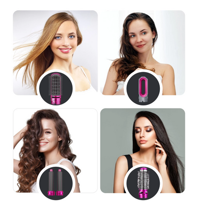 SmallWell Hot Air Brush 5 in 1**Spazzola Ad Aria Calda 5 in 1 – Asciuga, Liscia, Arriccia e Dona Volume